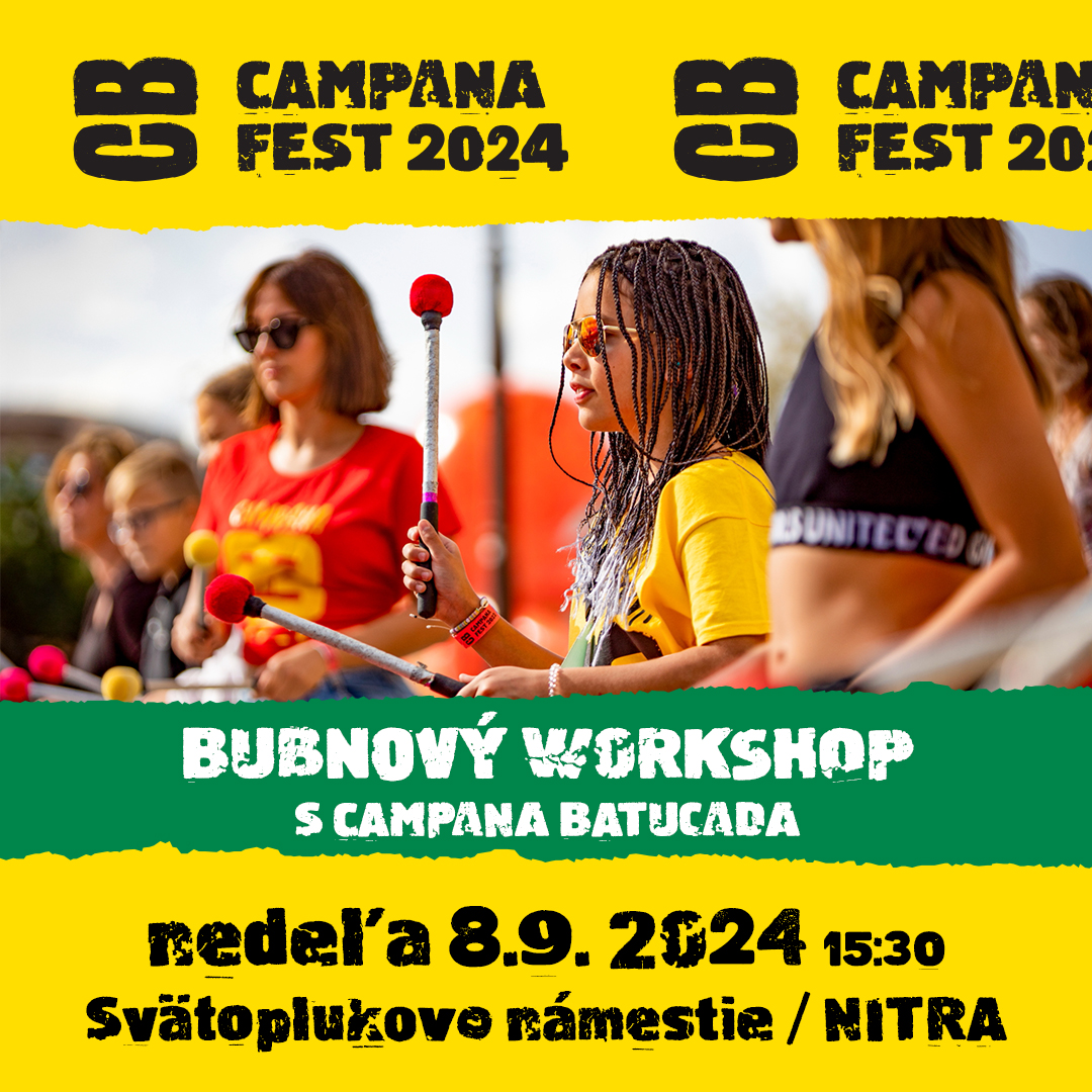 Bubnový workshop s CAMPANA BATUCADA