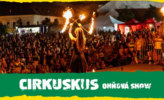 CirKusKus ohňová a svetelná show